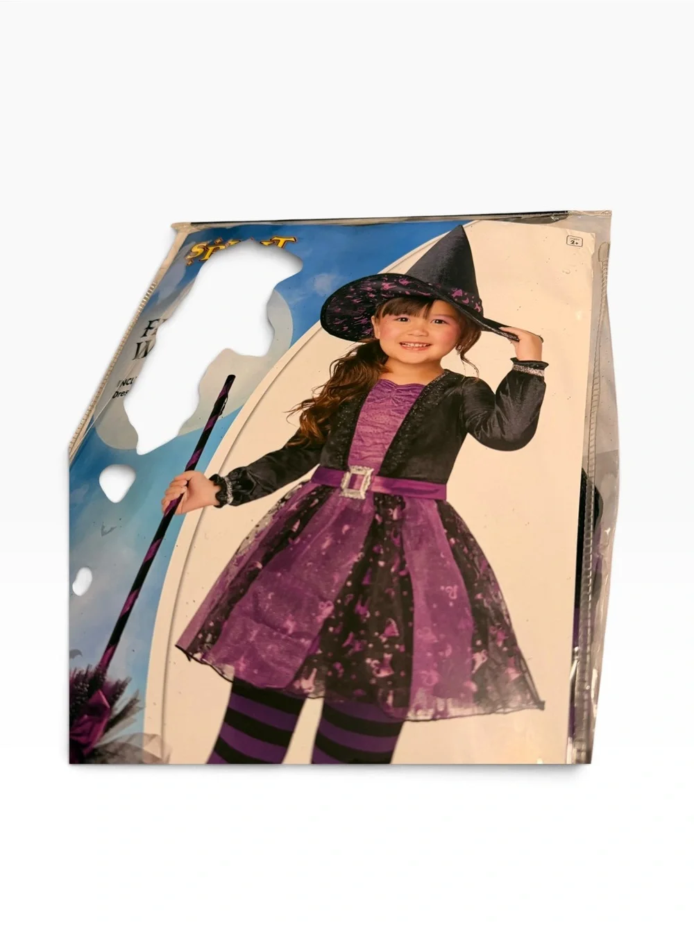 Spirit Halloween Fancy Witch toddler Halloween costume. Size 2T